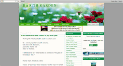 Desktop Screenshot of hadithgarden.com